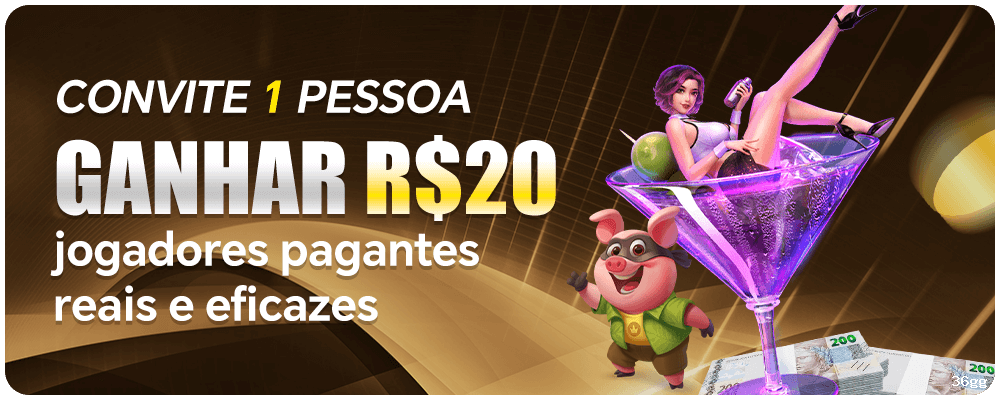 Bônus boas-vindas 36gg R$100